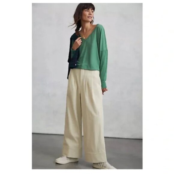 by Anthropologie Dina V-Neck Top - Picture 2 of 6